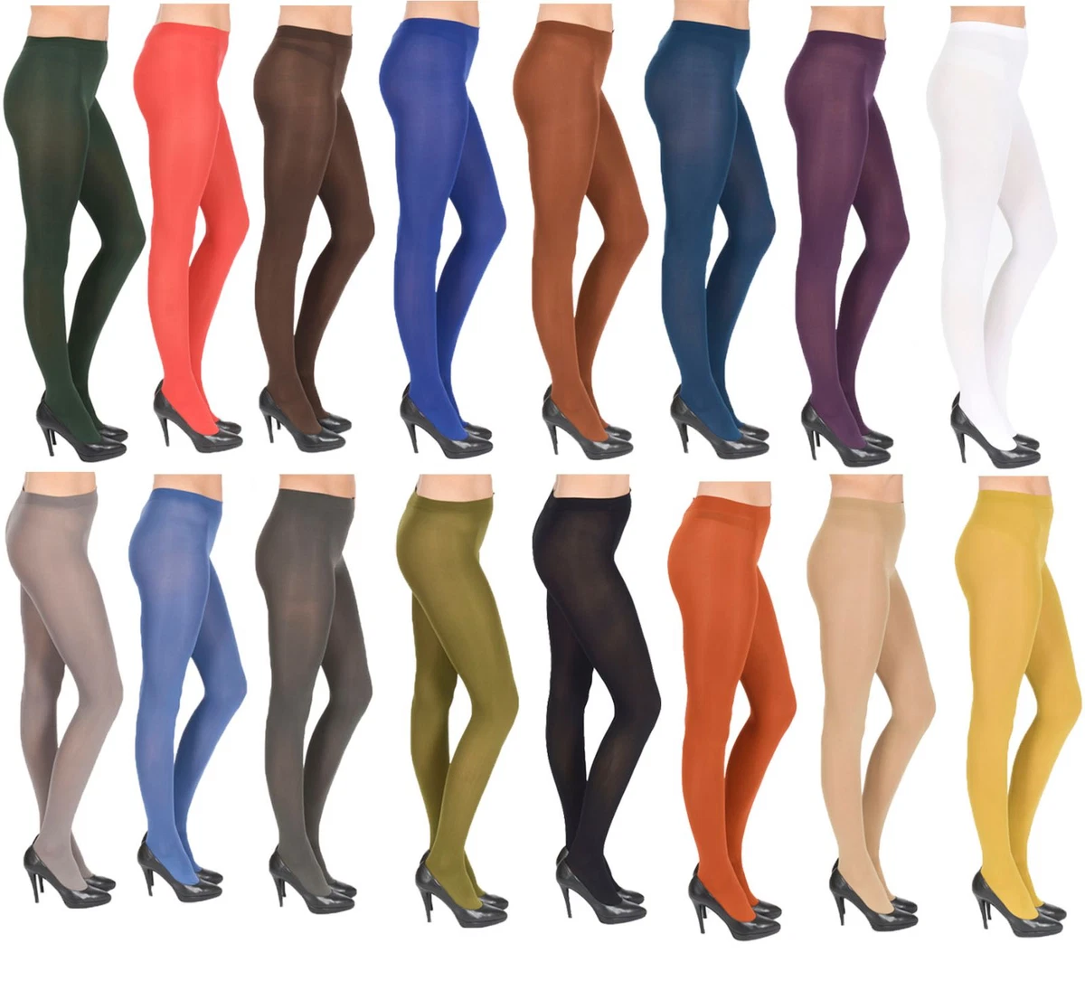 Opaque Tights Extra Thick 40 100 Denier Womens Ladies Sizes S M L XL