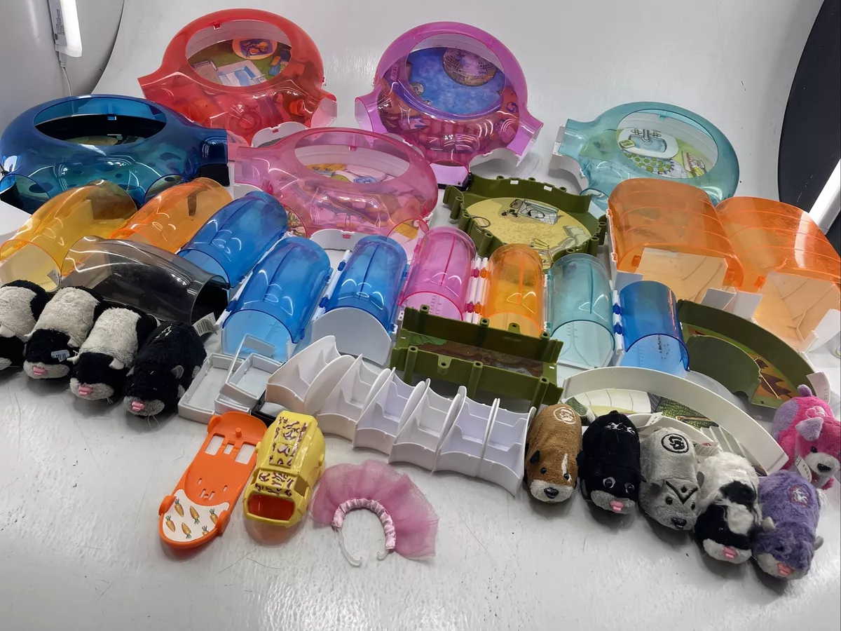 Zhu Zhu Pets Hamster Toy Playsets Huge Lot! Parts And Accessories