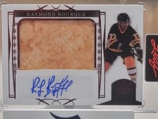 2022 Leaf Trinity Raymond Borque Jumbo Hockey Pad Patch 3/3 !!!