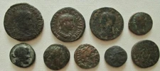 Lot of 9 AE, Greek and Roman Provincials.