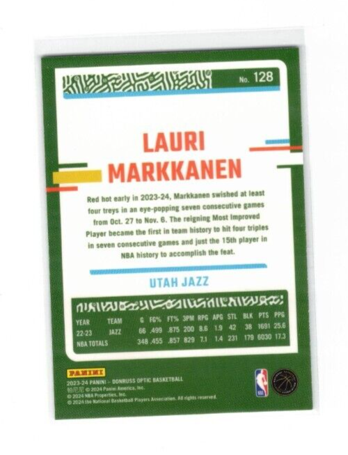 2023-24 Panini Donruss Optic - #128 Lauri Markkanen | eBay 2023-24 Panini Donruss Optic - #128 Lauri Markkanen | eBay