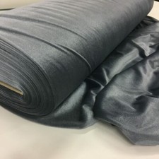 French Gray 4 WAY Spandex Stretch Velvet Fabric By The Yard// Smooth Back
