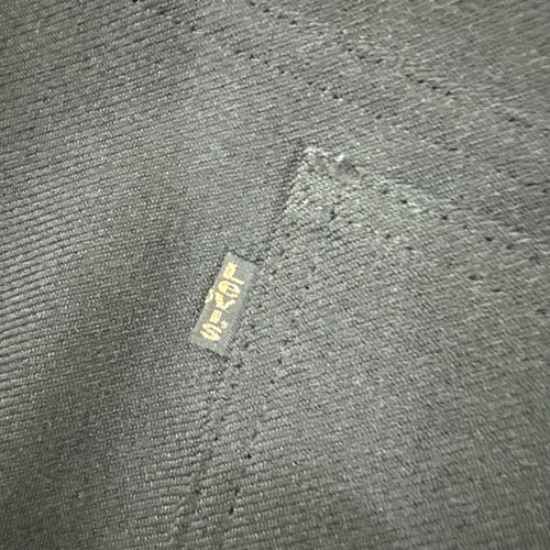 Vintage Levi's Mens Tab Pants Size 44x30 Black 100% Docron Polyester - Picture 13 of 15