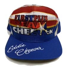 NWOT Vintage 80s 90s Eddie Cheever Racing Indy 500 Car Hat Snapback Embroidered