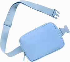 Belt bag Fanny pack crossbody bags for women Everywhere belt Light blue
