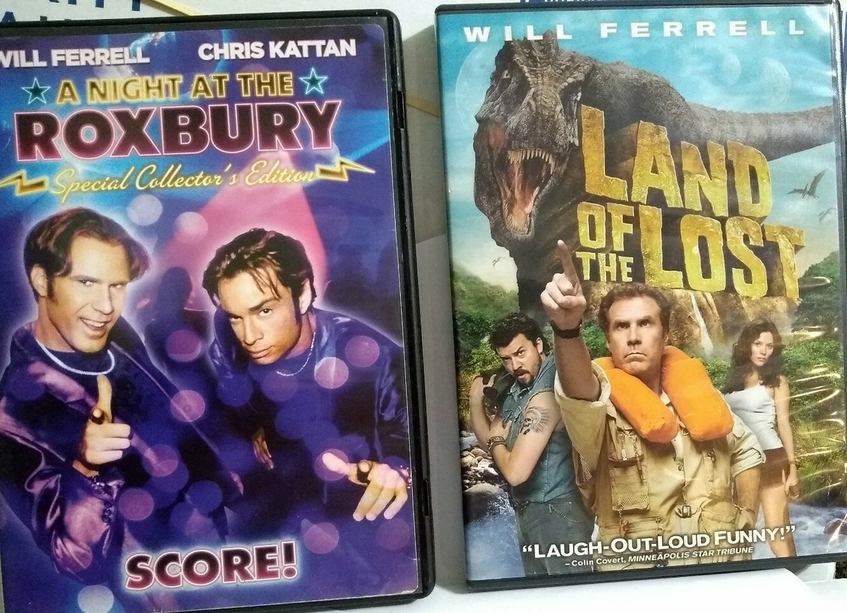 Will Ferrell pk DVDs Land of the Lost Night at the Roxbury
