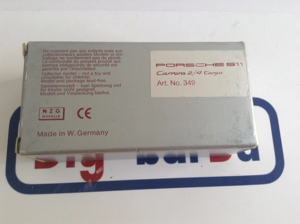 🔥Lot vintage🚗 NGZ MODEL PORSCHE CABRIO N.350 VIOLA 1/43 🔥🍂 AUTUMN SALE 🍂☕ - Immagine 4 di 4