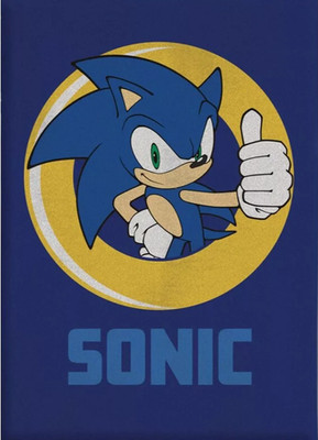 Sonic the Hedgehog Jungen Mädchen Kinder Fleecedecke Überwurf 100 x 14 cm