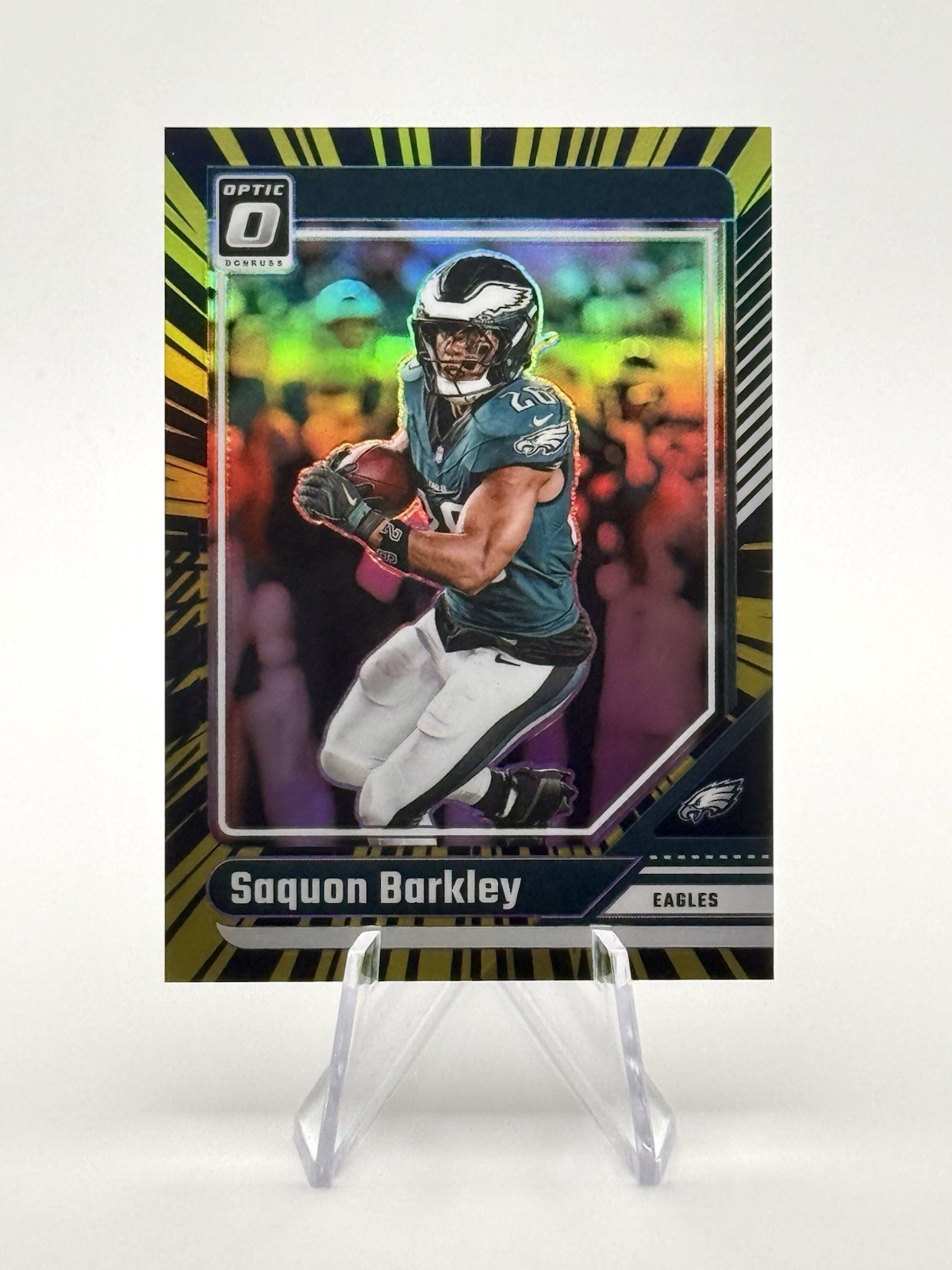 2024 Donruss Optic Saquon Barkley Electricity #/75 #159