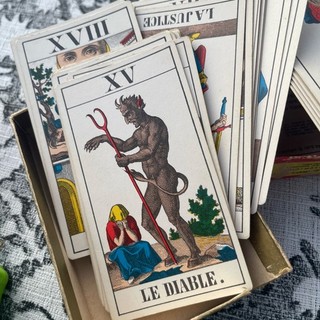 Vintage Tarot Cards 1JJ Deck 1970 AG Muller Made in Switzerland Complete