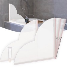 Shower Splash Guard for Bathtub - 2 Pack Corner with...