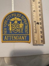 New York City Police NYPD Attendant Vest Patch
