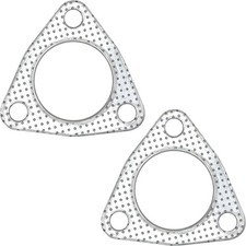 2 Inch Exhaust Gasket 3-Bolt 53mm Muffler Flange Header High Temperature w/Fire