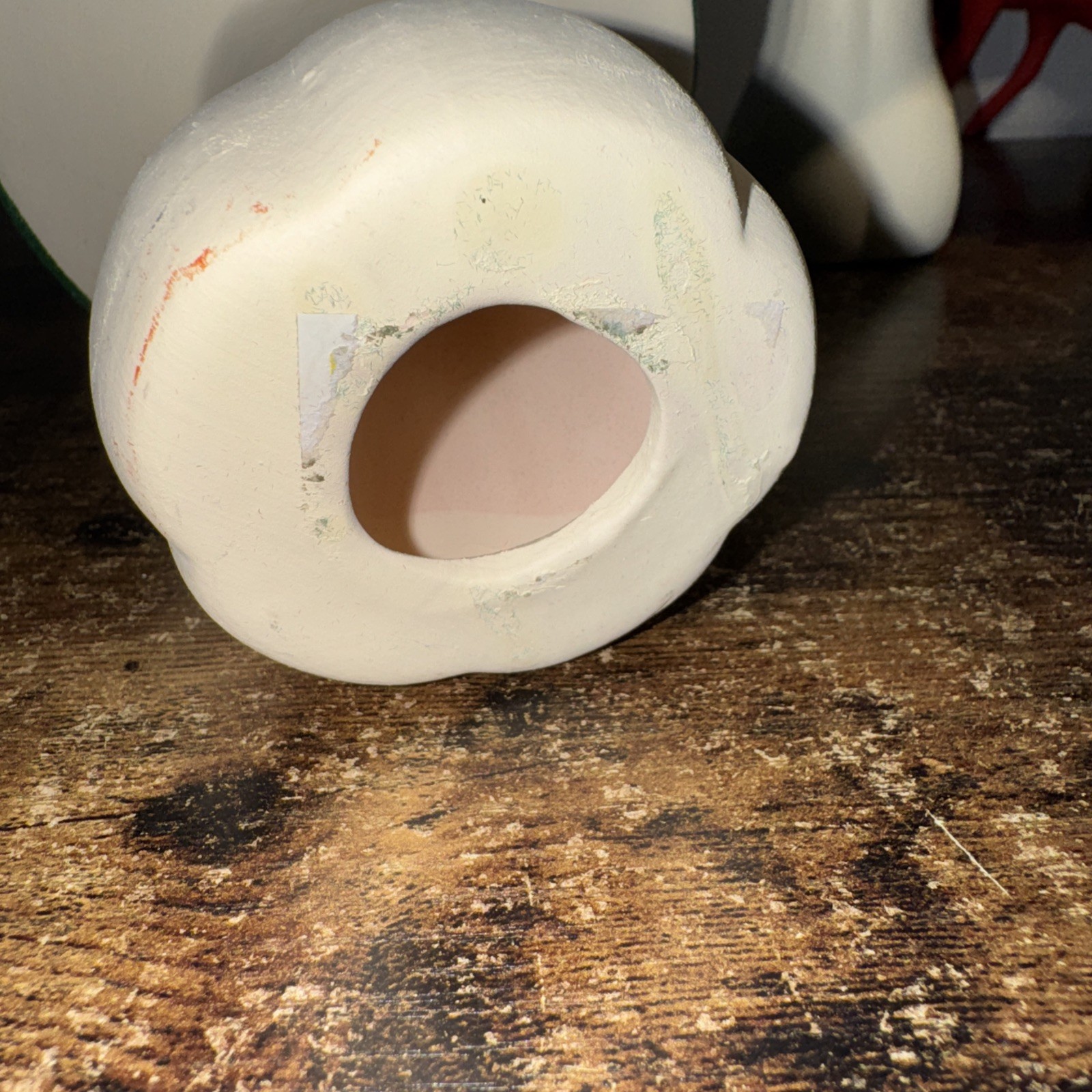 Ceramic Mushroom/Velvet Top/Set Of 3