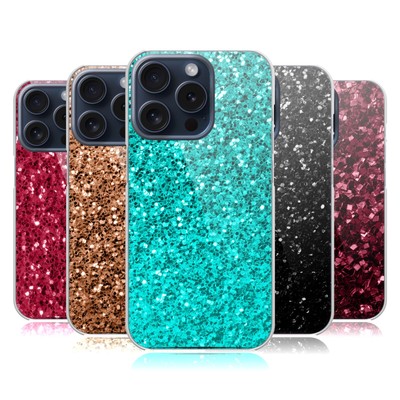 OFFICIAL PLDESIGN SPARKLE PRINTS HARD BACK CASE FOR APPLE iPHONE PHONES