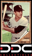 1962 Topps Green Tint #178 Camilo Carreon Chicago Excellent
