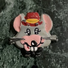 Vtg Enamel 1980 ShowBiz Pizza Time Theatre Vtg Chuck E Cheese Pin