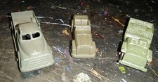 Vintage Lot Of 3 Tootsie Toy Pickup, Car  Jeep -Many Vintage Collectibles Avail
