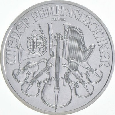 2022 Austria 1,50 Euro Philharmonic 1 oz Silver Republik Osterreich