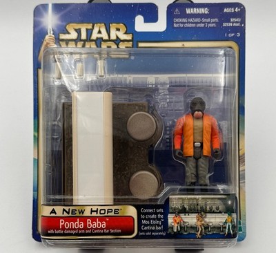 Hasbro Star Wars Ponda Baba A New Hope 2002 Cantina Bar 3.75 Inch
