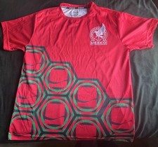 Mexico Soccer Jersey Coca-Cola Sponor, Futbol Shirt, M/L