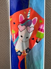 Unicorn Kite 22.6-Inch Tall with Handle Line  Ring by Fun Kite