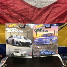 Hot Wheels Fast & Furious Acura 2017 NSX + Custom Integra GSR
