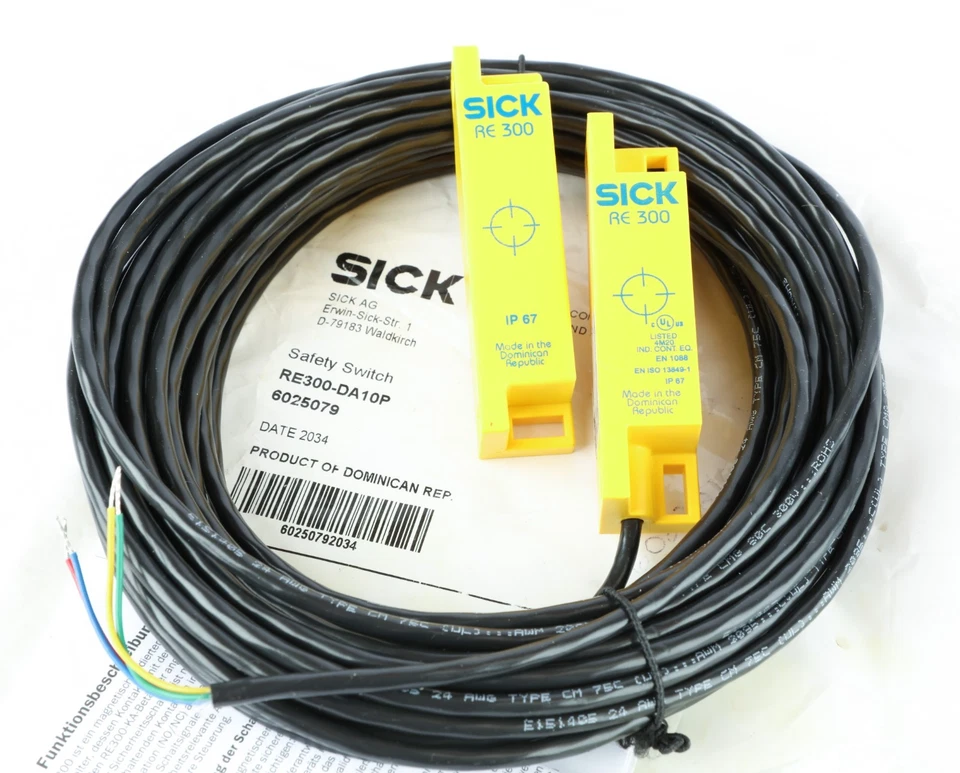 SICK RE300-DA10P Non-Contact Magnetic Safety Switch, 6025079, IP67 - Image 2 of 4