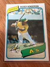 1980 Topps - Rickey Henderson #482 (RC)