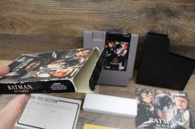 Vintage Batman Returns Nintendo NES In Box