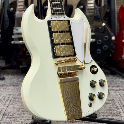 Epiphone 1963 Les Paul SG Custom Maestro Vibrola Classic White 2023 Used