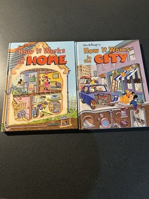 How it Works in the City And Home by Walt Disney Hardback Book. 1982 edition Lot