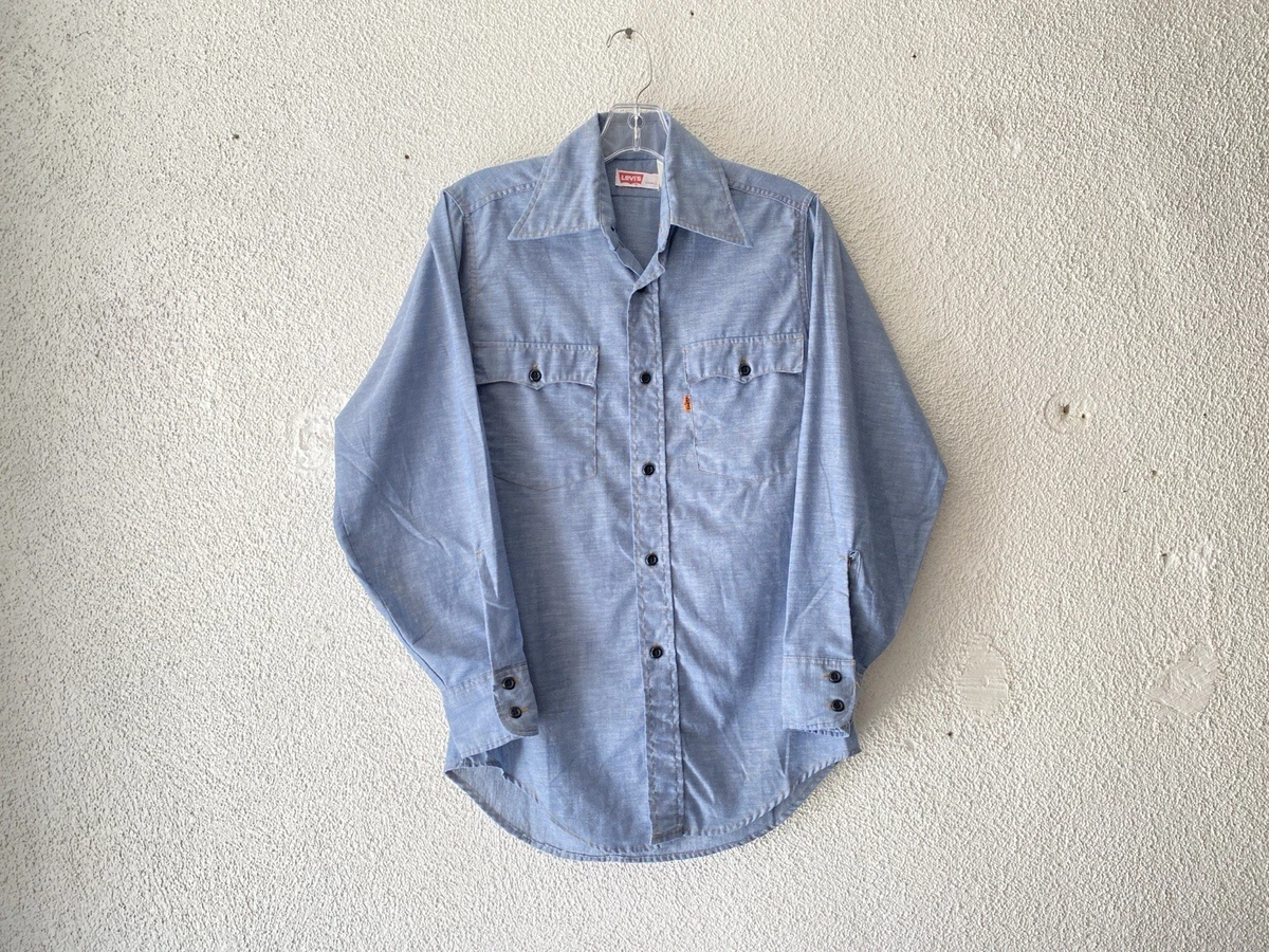 Chambray 1970s Vintage Casual Shirts for Men for sale | eBay Chambray 1970s Vintage Casual Shirts for Men for sale | eBay