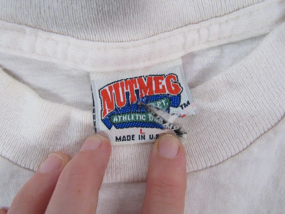 Vintage NFL San Francisco 49ers T-Shirt Size L Nutmeg Mills - Image 4 of 4