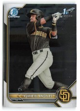2022 Bowman #BCP-32 Euribiel Angeles Chrome Prospects San Diego Padres