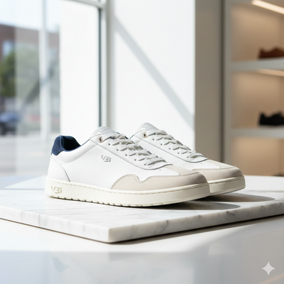 UGG South Bay Sneaker Low White Leather Men's NEW 1108955 | eBay