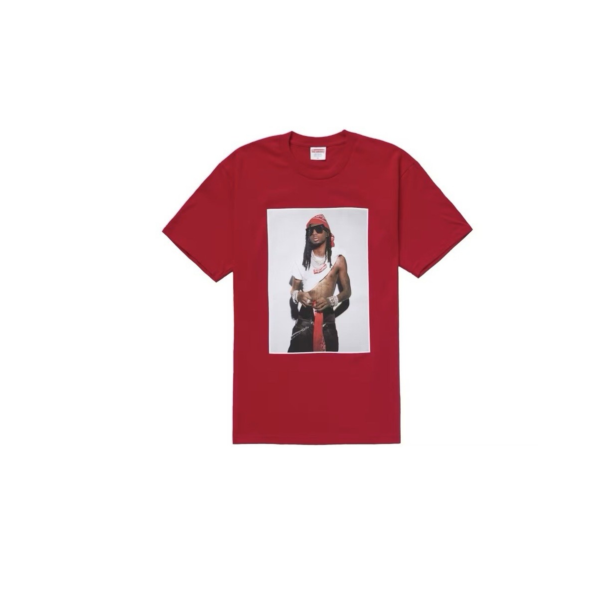 In-Hand Supreme Playboi Carti Photo Tee Red Size: L | eBay