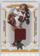2008 Leaf Rookies & Stars Gold Materials Frank Gore #83 11z5