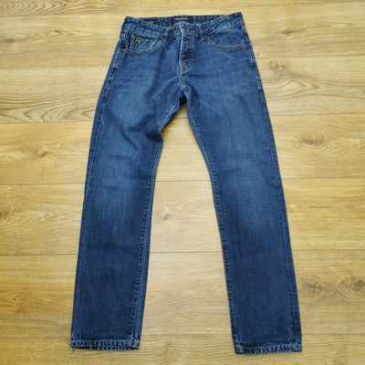 Scotch & Soda Ralston Jeans Herren W30 L30 Blau Slim Fit Denim Knopf