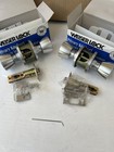 Weiser Beverly Satin Chrome Door Knob GAC Privacy Lock Washroom Bedroom-Pack (2)