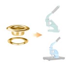 Yescom 2000 pcs 1/4" Grommet Kit 6mm Size #0 Eyelets and Washers Brass YES0379 — photo 3