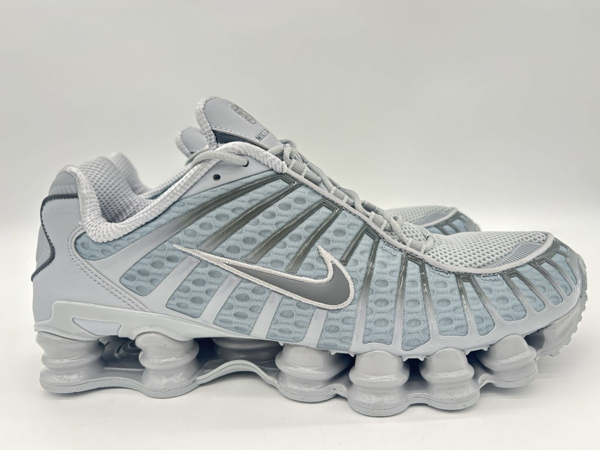 Size 13 - Nike Shox TL Wolf Grey Iron Grey AV3595-015 No Box Lid Size 13 - Nike Shox TL Wolf Grey Iron Grey AV3595-015 No Box Lid