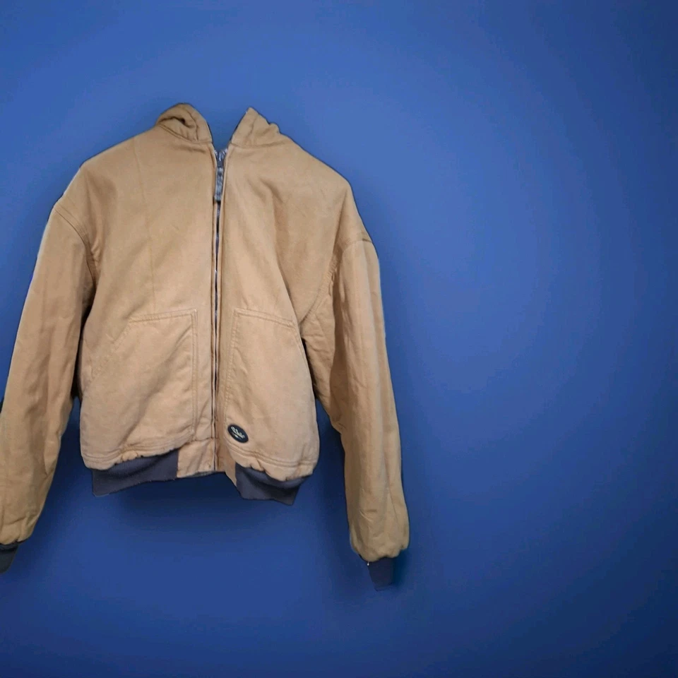 Walls Men's Large Regular Reversible Camo/Duck Tan Hooded Jacket Chest 42-44 - Image 3 of 4