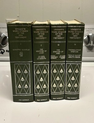 Vincent's Word Studies of the New Testament 4 Volume Set Marvin R. Vincent