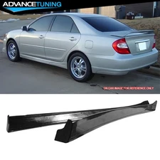 Fits 02-03 Toyota Camry Sedan VIP Style Side Skirts Rocker Panel Unpainted PU