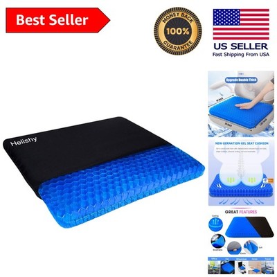 Flexible Gel Seat Pad with Honeycomb Structure for Enhanced Sitting Experience