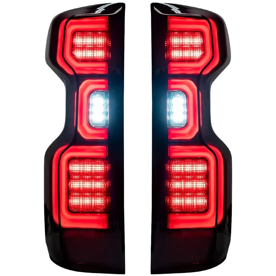 Luces traseras LED OLED ahumadas Recon 264397LEDBK para Silverado 1500/2500 19-25 Foto 3 de 4