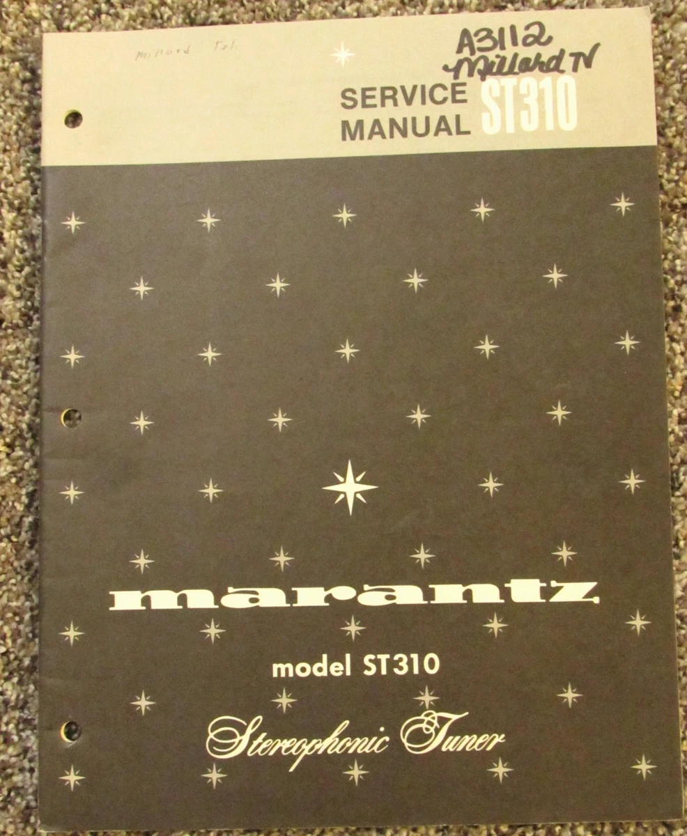 TV, Video & Home Audio Manuals for Marantz for sale | eBay