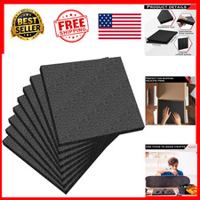 Polyethylene Foam Sheets 12x12 Inch 8 Pack Black Cuttable Packing Foam Inserts