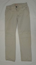 Boys Collection Slim Fit Pants Cream Color Size 140